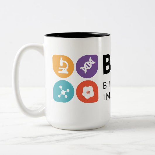 Buehler生物医学的なイメージ投射中心のマグ ツートーンマグカップ (左)