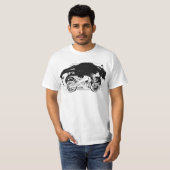 BUELLの稲妻の写実的で新しいワイシャツ Tシャツ (正面フル)