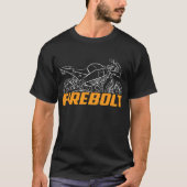 Buell XB9R Firebolt 2003-2007 Tシャツ (正面)