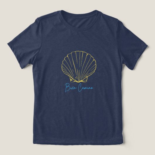 Buen Camino - Camino de Santiago Tシャツ (デザイン正面)