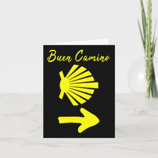 Buen Camino De Santiago De Compostela St. James Wa カード (正面)