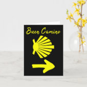 Buen Camino De Santiago De Compostela St. James Wa カード (黄色い花)