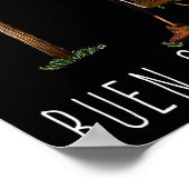 Buen Camino De Santiago Pilgrim Hiking Way Of St. ポスター (角)