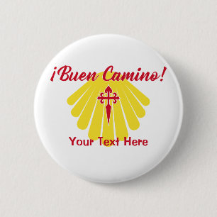 Buen Camino, the Camino de Santiago 缶バッジ