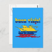 Buen Viaje – コロンビアでの良い旅行 – 休暇 ポストカード (正面/裏面)