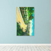 Buena Vistaドライブ、リバーサイドに入る キャンバスプリント (インサイチュ (ウッドフロア))