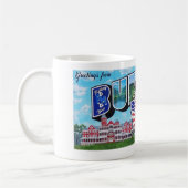 Buena Vista、VA - 故郷の風景マグカップ コーヒーマグカップ (左)