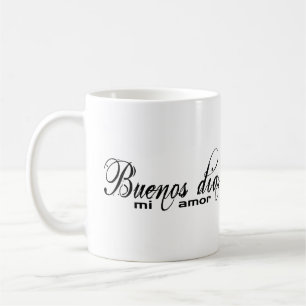 Buenosのdias miのamor (おはよう私の愛)のマグ コーヒーマグカップ