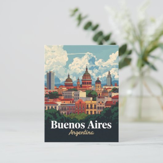 Buenos Aires Architectural Domes ポストカード (スタンド正面)