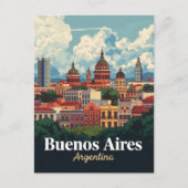 Buenos Aires Architectural Domes ポストカード (正面)