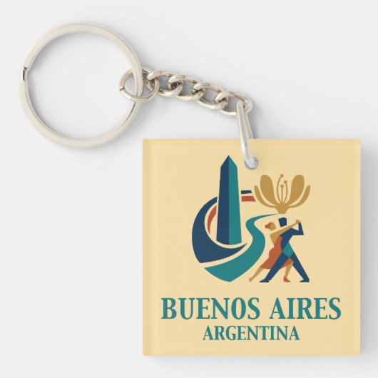 Buenos Aires Argentina キーホルダー (正面)
