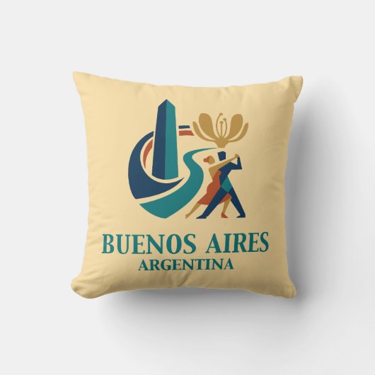 Buenos Aires Argentina クッション (正面)