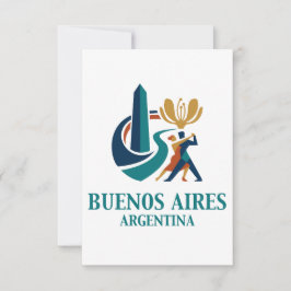 Buenos Aires Argentina サンキューカード