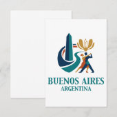 Buenos Aires Argentina サンキューカード (正面/裏面)