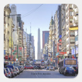 Buenos Aires, Argentina スクエアシール (正面)