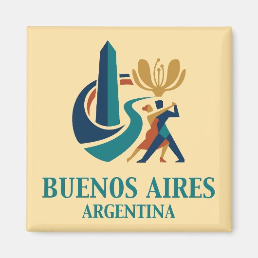 Buenos Aires Argentina マグネット (正面)