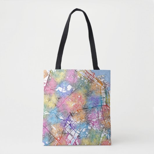 Buenos Aires Argentina City Map トートバッグ (正面)