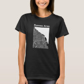 Buenos Aires Argentina Classic City Map Graphic Tシャツ (正面)