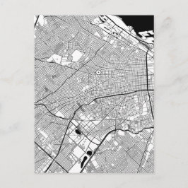 Buenos Aires Argentina Map ポストカード