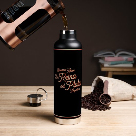 Buenos Aires, Argentina, South America, travel ウォーターボトル (コーヒー (回転後))