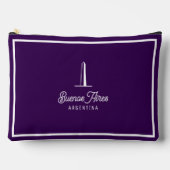 Buenos Aires Elegant Minimal Retro アクセサリーポーチ (正面)