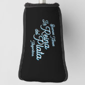 Buenos Aires "La Reina del Plata" typography Art   ゴルフヘッドカバー (回転90)