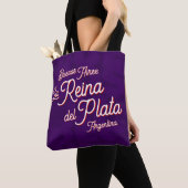 Buenos Aires "La Reina del Plata" typography Art   トートバッグ (クローズアップ)