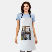 Buff Cat Kitchen Apron エプロン (着用した状態)