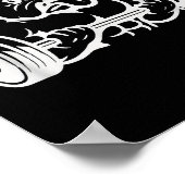 Buff Strong Bull Dog Lifting Weights  ポスター (角)