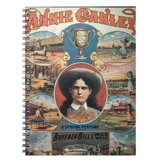 Buffaで特色になっているポスター広告アニーOakley ノートブック (正面)