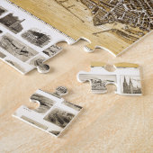 Buffalo、ニューヨーク(1900年)のBirdseyeの地図 ジグソーパズル (側面)