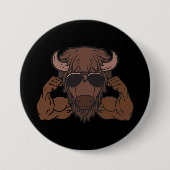 「BUFFalo」 缶バッジ (正面)