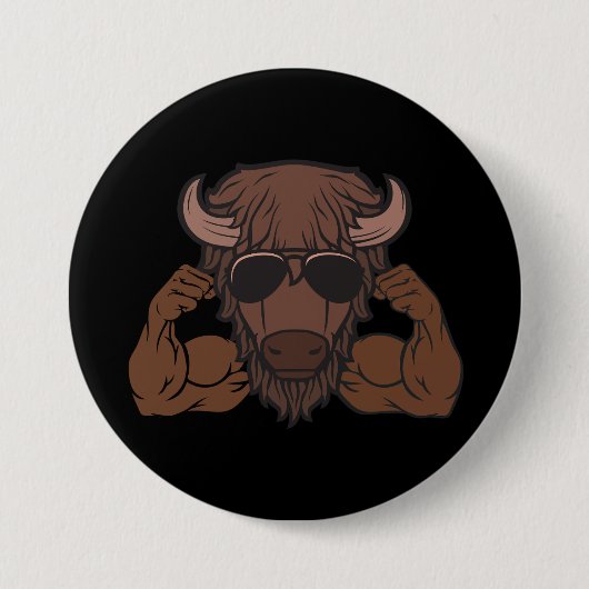 「BUFFalo」 缶バッジ (正面)