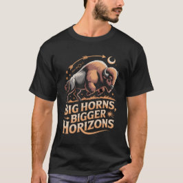 Buffalo – Big Horns, Big Horizons Tシャツ