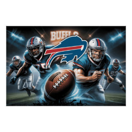 Buffalo Bills 4 ポスター