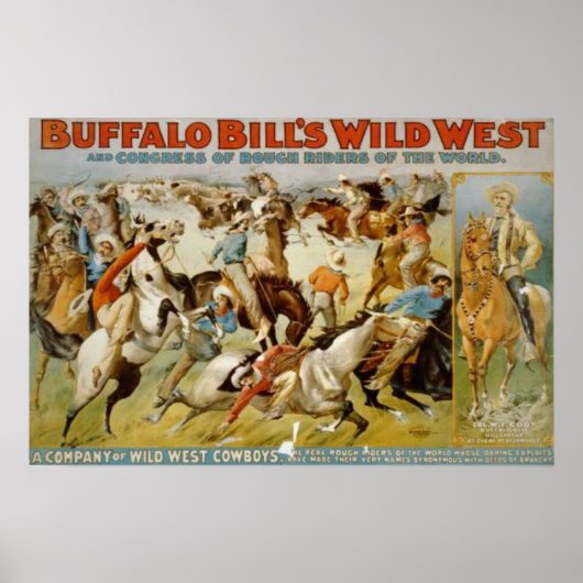 Buffalo Bill's Wild West Show ポスター (正面)