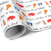 Buffalo Bills Wrapping Paper ラッピングペーパー (ロールコーナー)