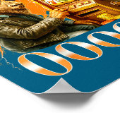 Buffalo Bison Casino Slot Machine Funny Gambling B ポスター (角)