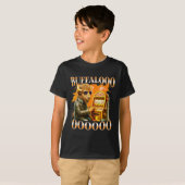 Buffalo Bison Casino Slot Machine Funny Gambling B Tシャツ (正面フル)
