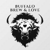 BUFFALO BREW & LOVE Custom Eco Pub Bar ウィンドウサイン (シート)