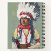 Buffalo Calf Native American ノートブック (裏面)