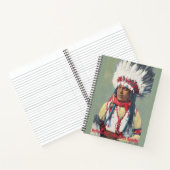 Buffalo Calf Native American ノートブック (内部)