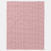 Buffalo Check Blanket Cabin-Ready and Timeless フリースブランケット (正面)