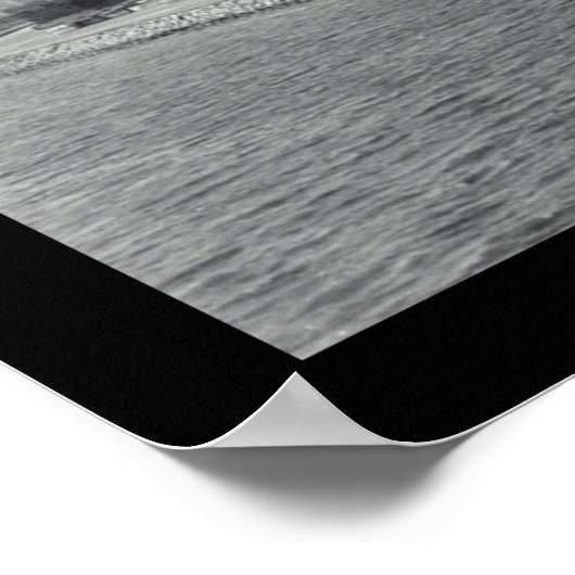 Buffalo Harbor, NY写真1925 ポスター (角)