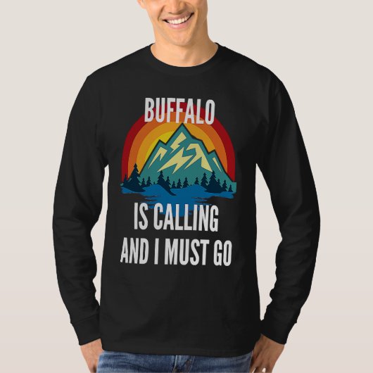 Buffalo Is Calling And I Must Go, Rainbow Moutain Tシャツ (正面)