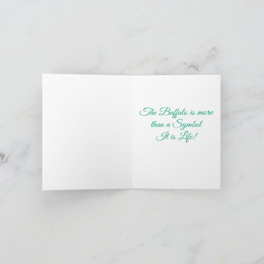 Buffalo Love カード (内部)