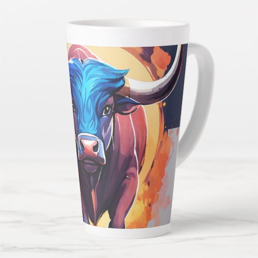Buffalo Mug – Strong Style, Bold Design | TK_Alif_ カフェラテマグ (右アングル)