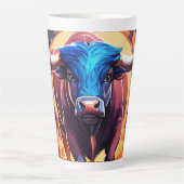 Buffalo Mug – Strong Style, Bold Design | TK_Alif_ カフェラテマグ (正面)