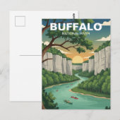 Buffalo National River Arkansas ポストカード (正面/裏面)