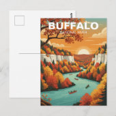 Buffalo National River Arkansas ポストカード (正面/裏面)